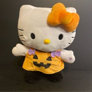 Hello Kitty Halloween Pumpkin Animated Plush Side Stepper Spooky Melody Gemmy